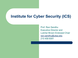 Institute for Cyber Security