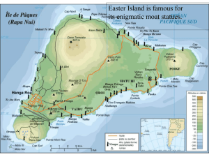 On Easter Sunday, 1722 Easter Island was found and named by its