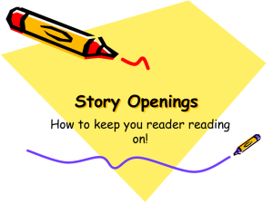 Story Openings - Primary Resources