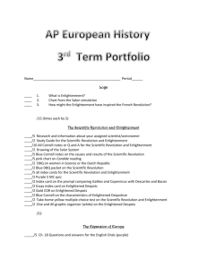 AP European History 3 rd Term Portfolio