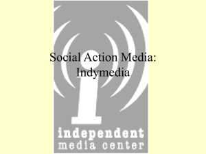 SocialActionMedia - Indymedia Documentation Project