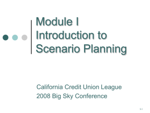 Scenario Planning Presentation (2008)