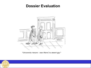 Dossier Evaluation