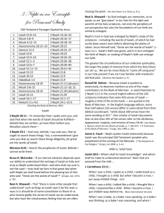 BoM, 3 Nephi as an Example for Personal Study