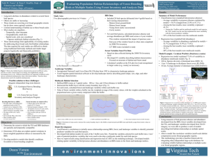 Breeding Bird Survey (BBS) - Deans' Forum on the Environment