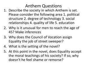 Anthem Questions