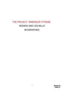 THE PROJECT: IMMERSIVE FITNESS REEBOK AND LES MILLS