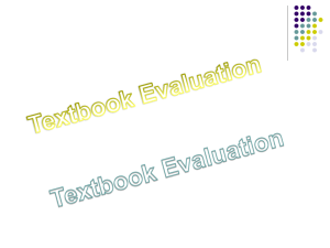 Disadvantages of Textbooks