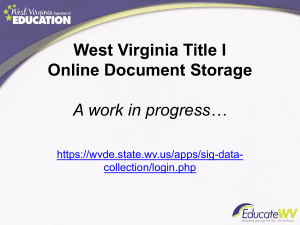 Online Program Documentation Processes Power Point