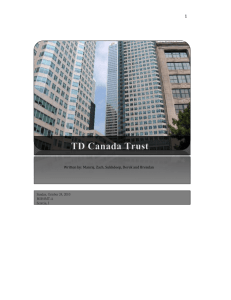 TD Canada Trust - BOH4MTAFall2010