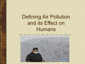 Air pollution