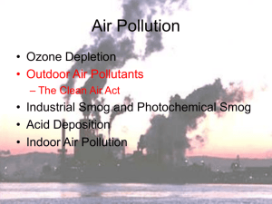 PPT: Air Pollution