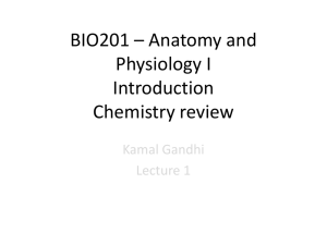 Bio 261 - Anatomy