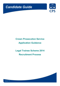 Course Details - Crown Prosecution Service