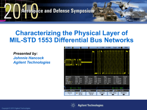 Characterizing the Physical Layer of MIL-STD 1553