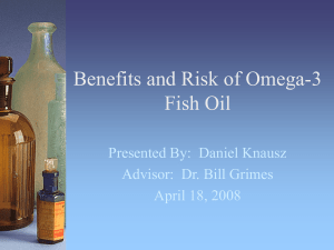 Benefits and risks of Omega