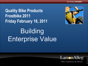 Building Enterprise Value