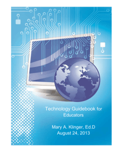 Technology Guidebook for Educators