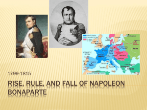 Rise, Rule, and Fall of Napoleon Bonaparte
