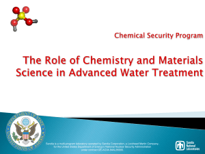 The Role of Chemistry and Materials Science in - CSP