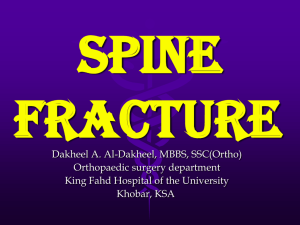 Spine fracture