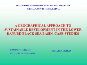 Mihaela Serban - A GEOGRAPHICAL APPROACH TO