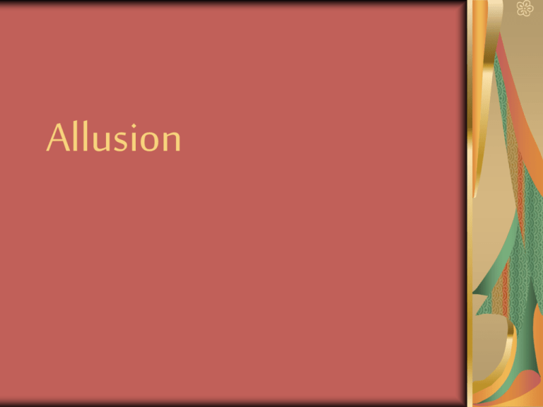 Allusion