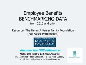 2010 Kaiser Family Foundation Survey Slide Show