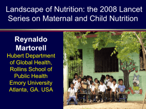 Maternal and child undernutrition (paper 2)