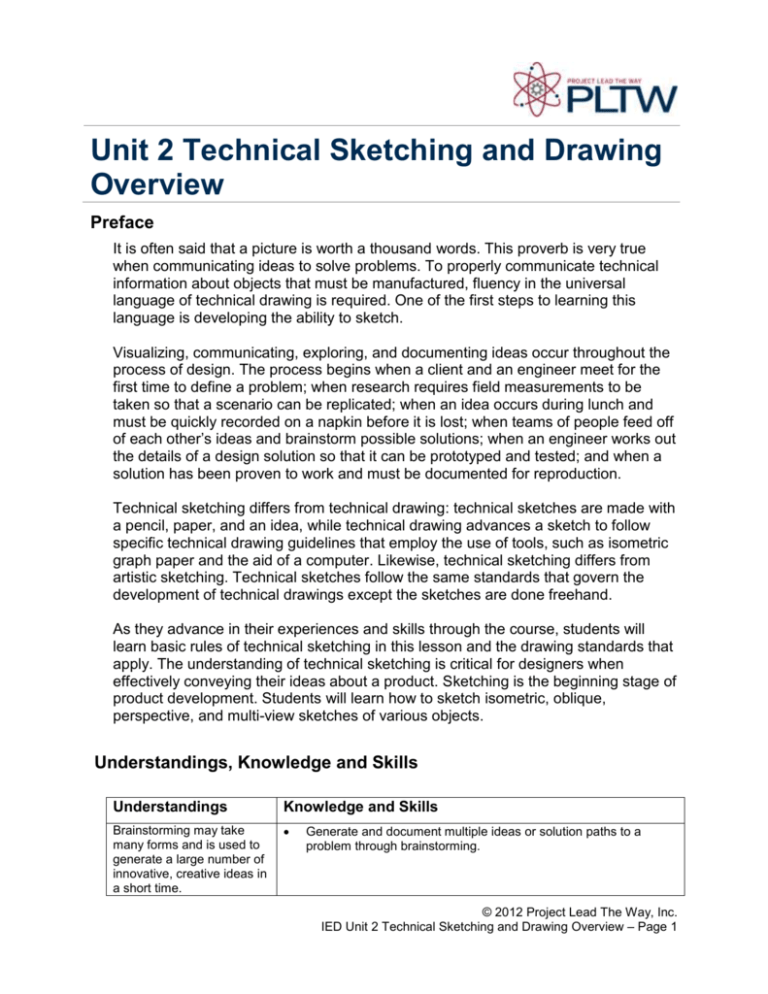 2-Technical Sketching and Drawing