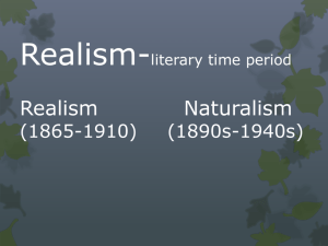Naturalism - reitzmemorial.org
