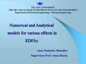 Why analytical models? - Iby and Aladar Fleischman Faculty of
