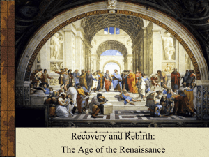 Renaissance Lecture