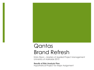 Rebranding Qantas