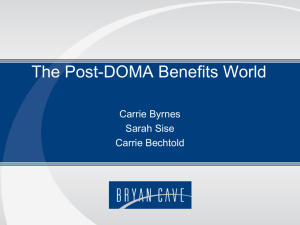 Post-DOMA Benefits World