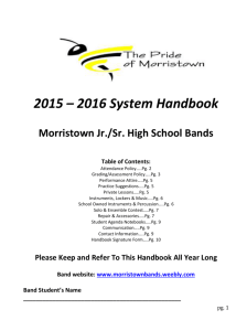 File - Morristown Bands