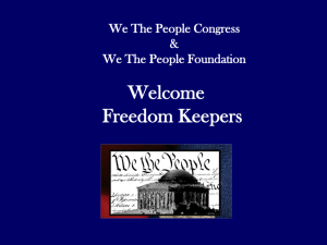 THE PROBLEM - We The People Foundation