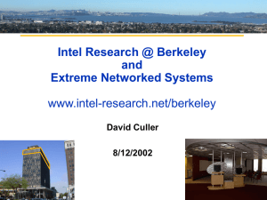 Berkeley NOW - Frontiers in Distributed Information Systems