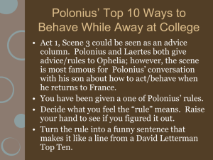Polonius' Top 10