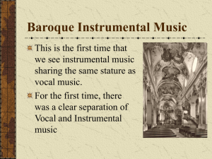 The Baroque Concerto