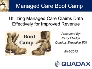 Managed Care Bootcamp