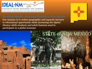 Main title - New Mexico Department of Information Technology