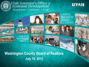 Board of Realtors - St. George Real Estate Trends