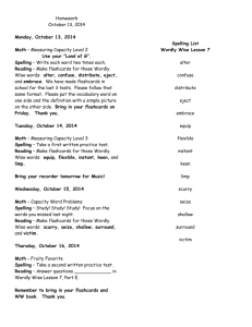 Homework October 13, 2014 Monday, October 13, 2014 Math