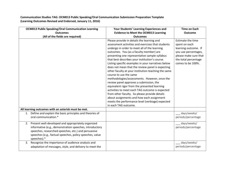 Submission Template For Course Equivalency Management System