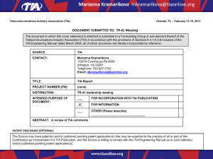 TR41-13-02-010-LR1 - Telecommunications Industry Association