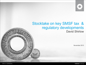 Macquarie – SMSF technical update