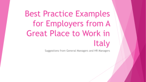 Italy_Best Practices for Employers from A Great Place