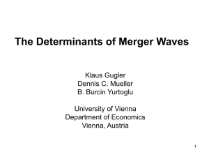 The Determinants of Merger Waves