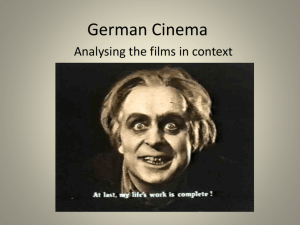 German and/or Soviet Cinema